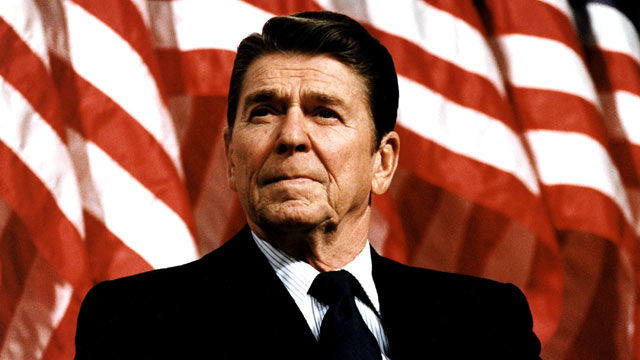 Ronald Reagan against pornography.